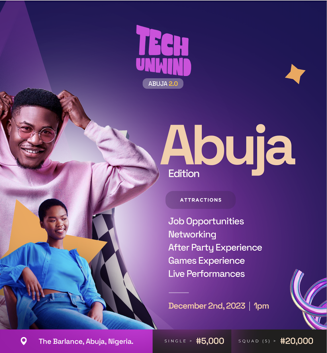 TechUnwind Fest Abuja 2024: Bridging Innovation and Inspiration in Nigeria’s Capital